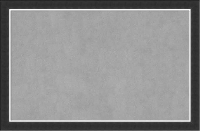 Amanti Art Black Framed Magnetic Board 23x35 Large Vision Board for use with Magnets, 100% Metal Sheet to Display Items as Office Decor or for Home Organization in mudroom, Kitchen or Kids Room