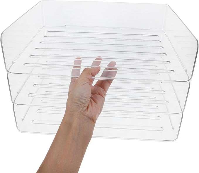 LIGHTAOTAO Stackable Desk Organizer Tray Paper Holder for Office File Storage and Document Sorting Practical Desktop Letter Tray for School and Home Use