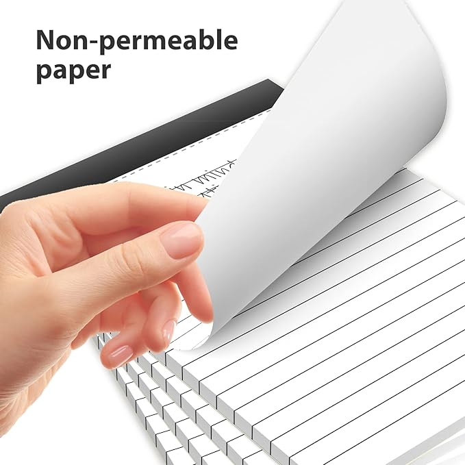 Nichela Notepad for Daily Planning and Organization of Work – 4 x 6-inches Lined Paper – Thick Bright White Paper – 30 Pages – Note Pads Ruled Pages – Pack of 8