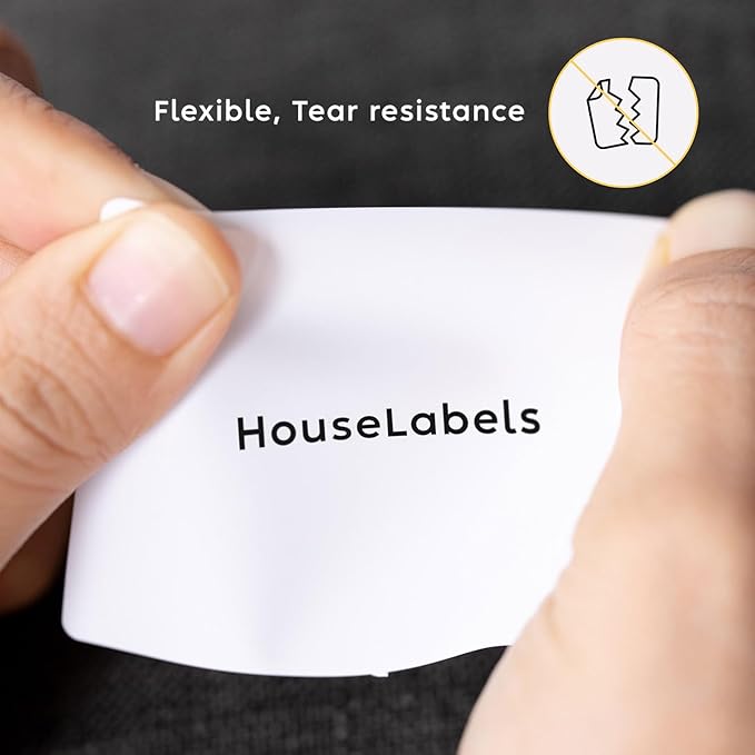 HOUSELABELS 2.25" x 1.25" Address Labels on 1" Core in Polypropylene Compatible with Zebra and Rollo Printers, 34 Rolls / 1,000 Labels per Roll