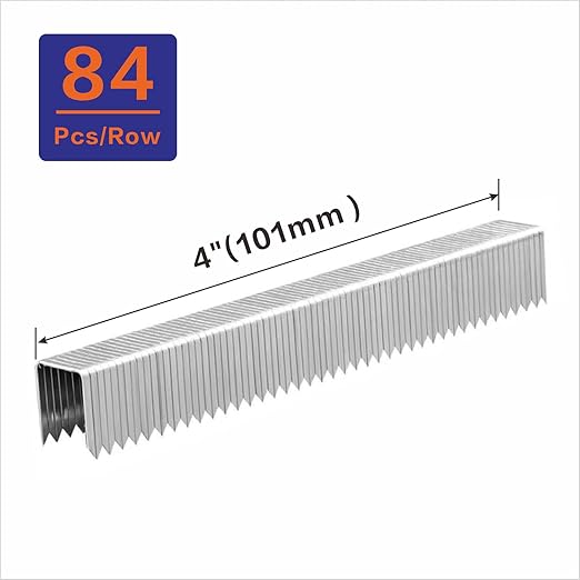 HW HAMWOO 20 Guage Galvanized T/50 Staples,5 Sizes Assorted Size Project Pack for Staple Gun or T-50 Stapler (1/4"+5/16"+3/8"+1/2"+9/16",6000 pcs)