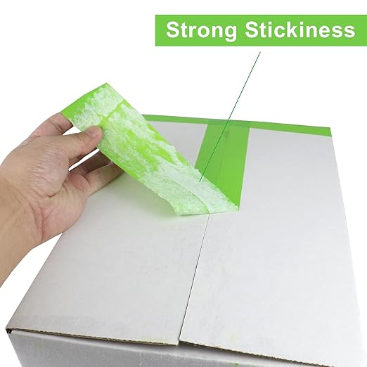BOMEI PACK Heavy Duty Colored Packing Tape with Dispenser 1.88 Inch x 60 Yards (Green) 6 Rolls, 2.4 mil Industrial Grade Packaging Tape for Shipping, Moving, Mailing & Storage