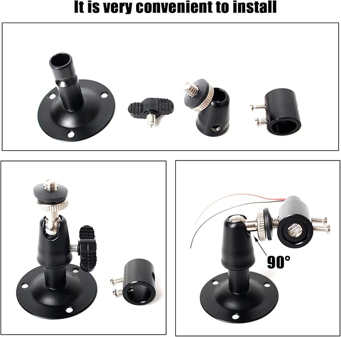 Laser Positioning Bracket Laser Module Fixing Bracket Laser Module Mount Bracket with Cooling Function 360-degree Adjustable Positioning Bracket 12mm (10pack)
