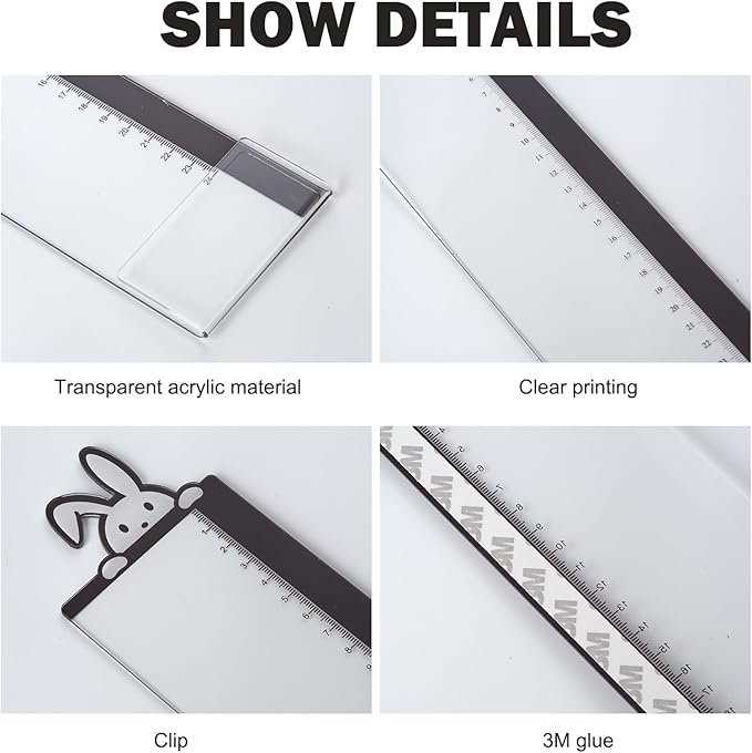 Office Desk Accessories 2pcs Multifunction Computer Monitor Memo Board - Transparent Computer Side Panel Memo Creative Monitor Side Panel Suitable for Office Home Desktop (Monitor Memo Board 5)