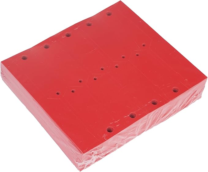 Self-Locking Arrow Key Tags - 1,000 Pcs (Red) | 4 1/2" x 3/4" Plastic ID Tags with Writable Surface for Organized Key Management