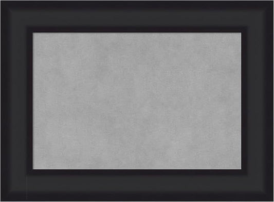 Amanti Art Black Framed Magnetic Board 17x23 Small Vision Board for use with Magnets, 100% Metal Sheet to Display Items as Office Decor or for Home Organization in mudroom, Kitchen or Kids Room