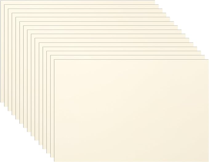 Guakicae 60 Sheets Cream Cardstock 4 x 6 Ivory Paper, 300gsm/110lb Heavyweight Flat Off White Card Stock Certificates Paper for Card Making, Business Cards, Postcards, Scrapbooking, Menus