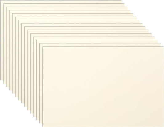 Guakicae 60 Sheets Cream Cardstock 4 x 6 Ivory Paper, 300gsm/110lb Heavyweight Flat Off White Card Stock Certificates Paper for Card Making, Business Cards, Postcards, Scrapbooking, Menus