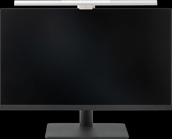 BenQ ScreenBar Pro LED Monitor Light Bar (Silver)- Ultrawide Lighting, Motion Sensor, Adjustable Brightness/Color Temperature, Eye-Care USB-C Monitor Lamp, No Glare, Curved Monitors, Monitor accessory