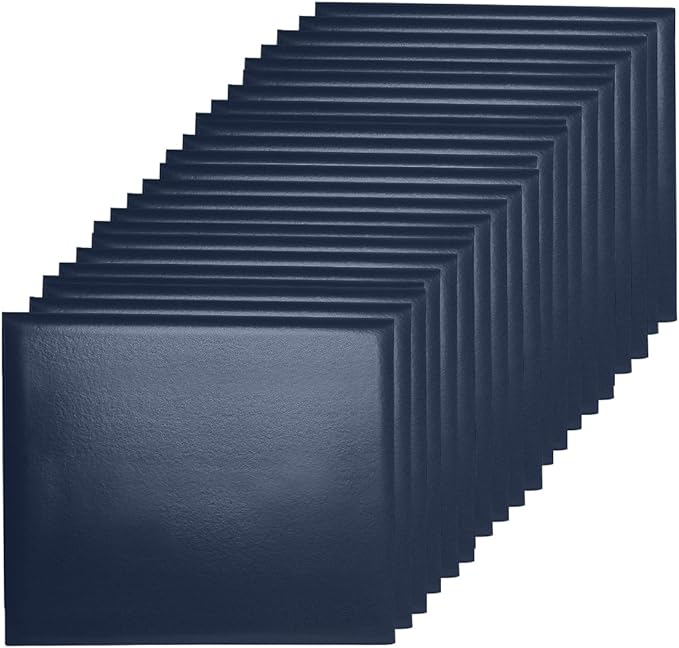 Diploma Cover 8.5” x11” Diploma Holder of Graduation Leatherette Padded Certificate（Tent Style),20-Pack