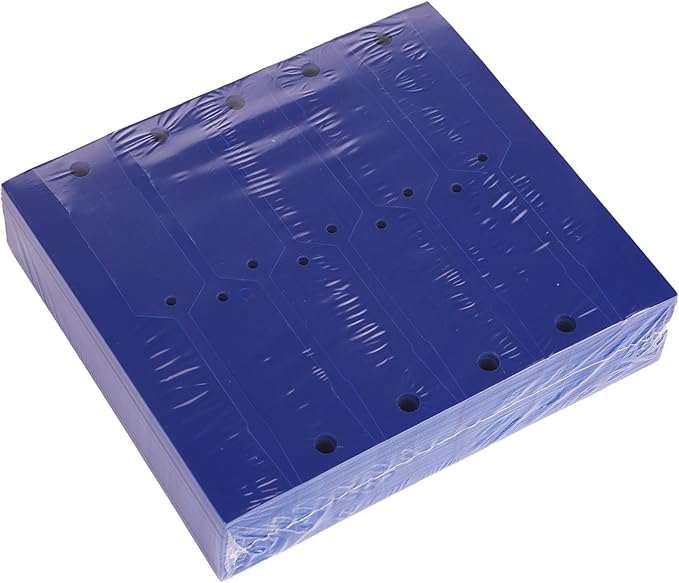 Self Locking Arrow Key Tags 1,000 Per Pack Size 4 1/2" x 3/4", Plastic Car Key Labels Arrow ID Tag, Self Lock Key Identifiers Car Dealer Supplies, Office Automotive Shop (Royal Blue)
