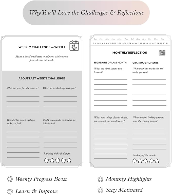 Gratitude Journal for Women & Men – 5 Minute Guided Daily Journal with Prompts for Mindfulness, Self Care & Positive Thinking, 300 Seconds Daily Reflection, Light Purple Linen Cover, 2026 Edition
