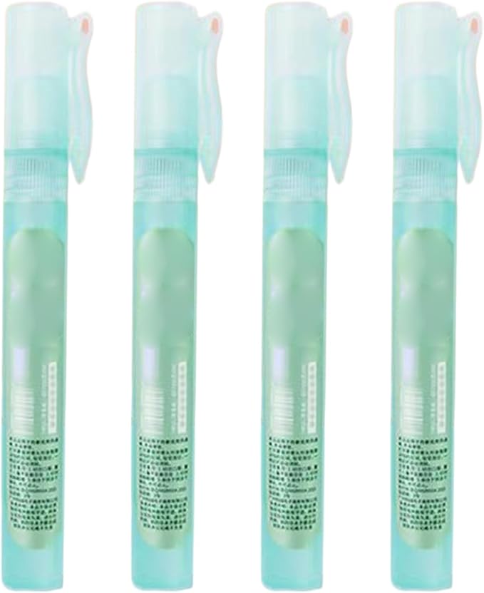4PCS Thermal Paper Eraser Spray 10ml Quick Dry White Out Liquid with Lid Portable Correction Fluid for Documents, Labels, Packages, Shipping Addresses Liquid White Out Whiteout