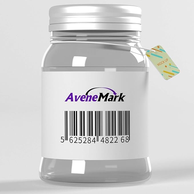 AveneMark 12 Rolls 2" x 1" Direct Thermal Labels for Barcodes Postage Address Shipping Labels Compatible with Rollo & Zebra Desktop Printers Adhesive - 1300 Labels/Roll