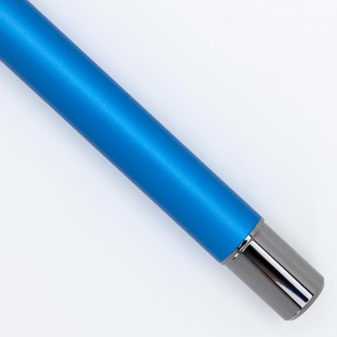 Monteverde USA Ritma Fountain Pen in Blue – Medium Nib, Balanced JoWo Stainless Steel, Refillable Ink Cartridge/Converter – Perfect for Professionals & Writing Enthusiasts