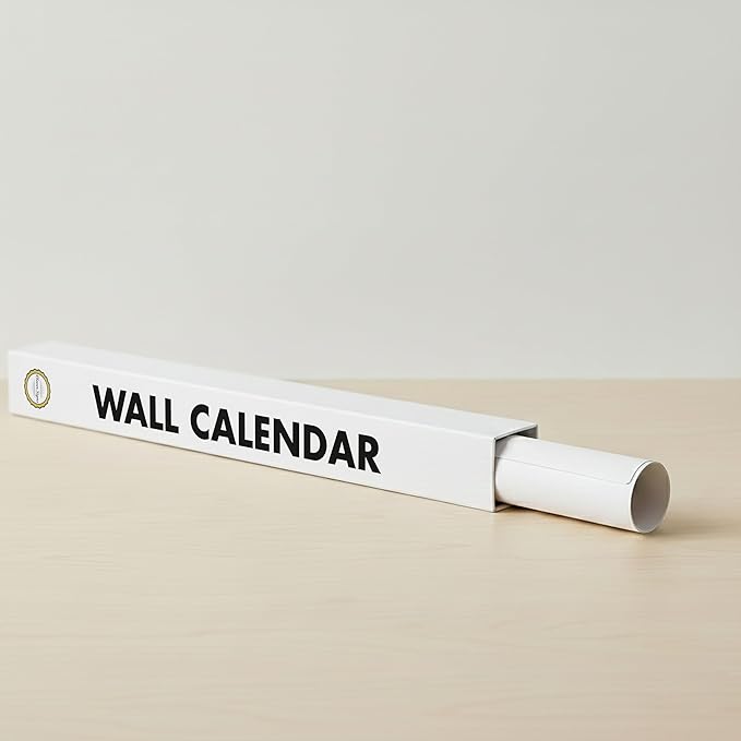 Dry Erase Wall Calendar 2026, 27×39 in — Double-Sided Yearly Planner (Dated & Undated), Reusable Write & Wipe, Large Wall Planner for Home, Office, Classroom — Rolled Poster.
