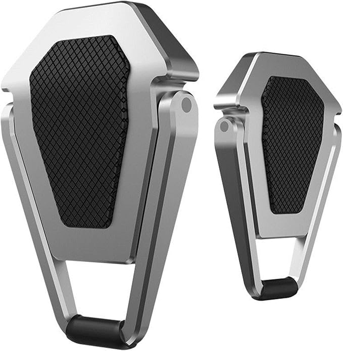 MIYKUISH Portable Invisible Laptop Stand - 2PCS Zinc Alloy Mini Stand, Heat Dissipation Pad, Lifter for 12-20 inch Laptops