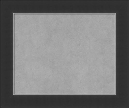 Amanti Art Black Framed Magnetic Board 21x25 Small Vision Board for use with Magnets, 100% Metal Sheet to Display Items as Office Decor or for Home Organization in mudroom, Kitchen or Kids Room