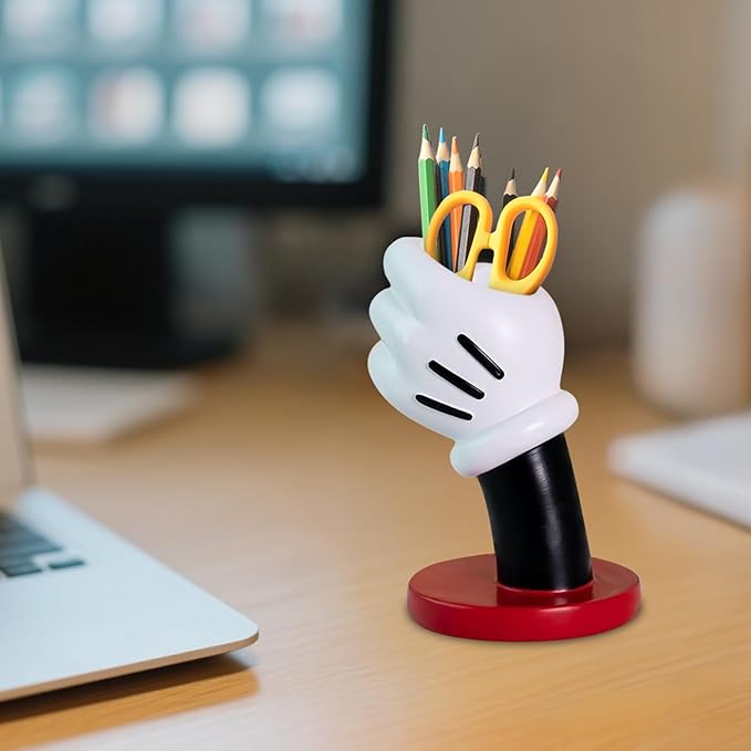 Cute Pen and Pencil Holder for Desk, Kids Small Desktop Organizer Cup,Funny Marker Storage and Office Supply Accessory