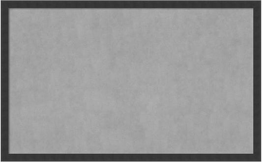 Amanti Art Black Framed Magnetic Board 26x42 Large Vision Board for use with Magnets, 100% Metal Sheet to Display Items as Office Decor or for Home Organization in mudroom, Kitchen or Kids Room