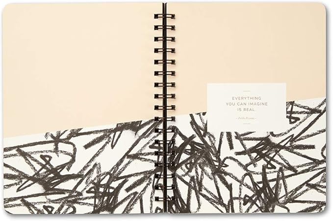 Compendium Spiral Notebook - Go out there and do something remarkable. — A Designer Spiral Notebook with 192 Lined Pages, College Ruled, 7.0”W x 9.25”H