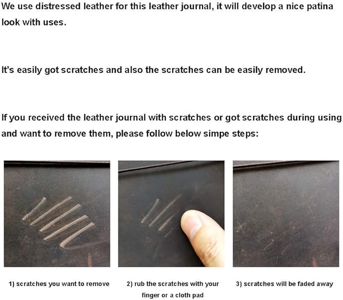 newestor Refillable Leather Journal Travelers Notebook - 8.5 x 4.5 Travel Diary with 5 Inserts + Pen Holder and Binder Clip, Standard Size, Brown