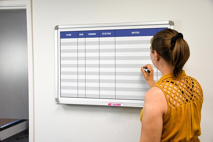 Task List Whiteboard 48" x 36"