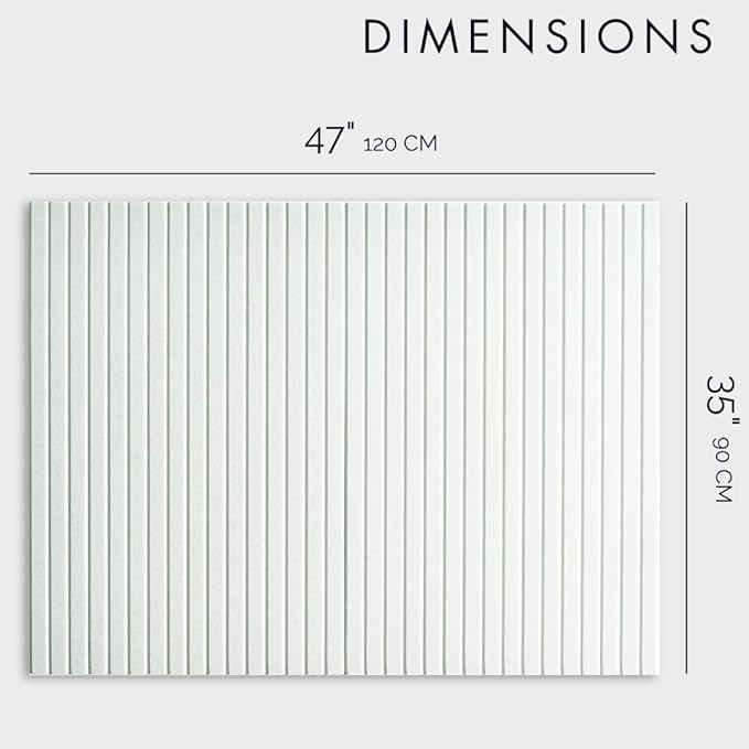 VIVELDA Large Bulletin Board 48x36- Office Wall Organizer, Replace Your Old Cork Boards for Walls for Office Decor -12-Pack Felt Wall Panels to Use in Home Office Decor, Classroom Decor (Milky White)