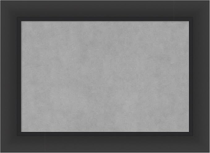 Amanti Art Black Framed Magnetic Board 21x29 Medium Vision Board for use with Magnets, 100% Metal Sheet to Display Items as Office Decor or for Home Organization in mudroom, Kitchen or Kids Room