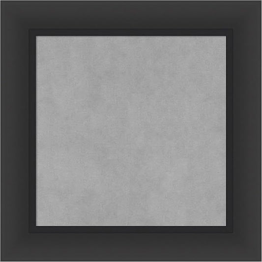 Amanti Art Black Framed Magnetic Board 21x21 Small Vision Board for use with Magnets, 100% Metal Sheet to Display Items as Office Decor or for Home Organization in mudroom, Kitchen or Kids Room