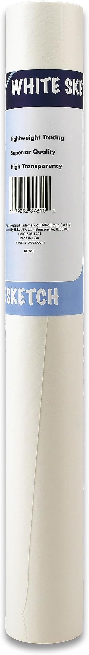 Helix - Sketch & Tracing Paper Roll - 18 Inch by 50 Yards - Transparent