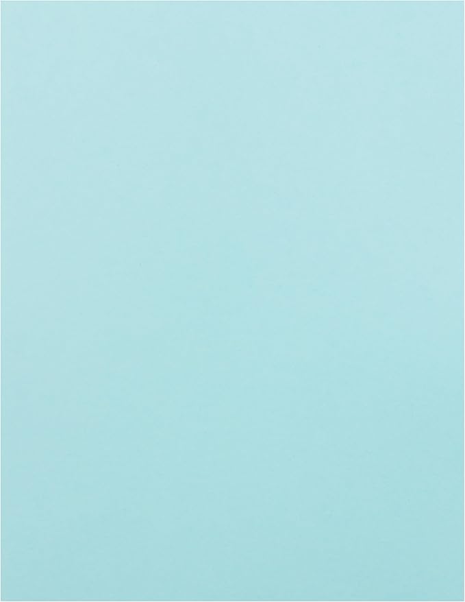 LUXPaper 8.5" x 11" Paper | Letter Size | Pastel Blue | 60lb. Text | 50 Qty