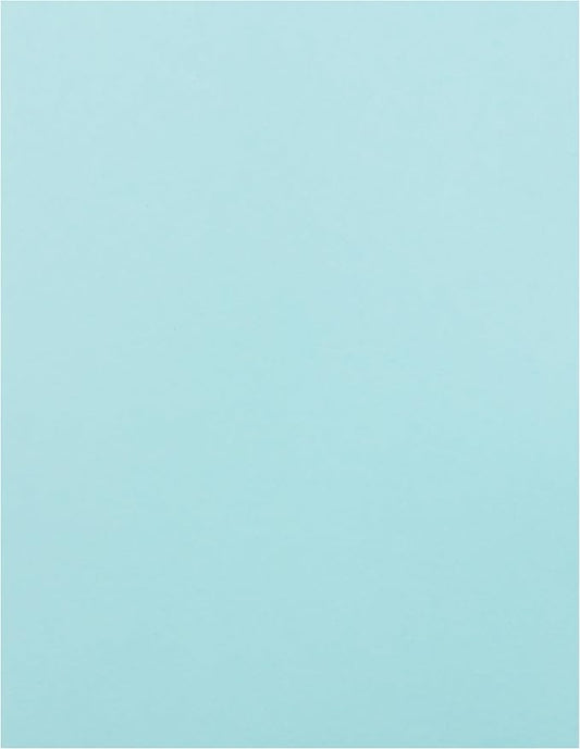 LUXPaper 8.5" x 11" Paper | Letter Size | Pastel Blue | 60lb. Text | 50 Qty