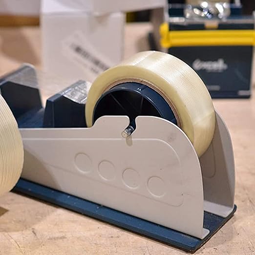 KAIY Strapping Tape, 2 Roll 1/2 inch x 60 yds Packing Tape, Heavy Duty Reinforced Fiberglass Tape, Transparent, Waterproof, 100 lbs per inch Tensile Strength