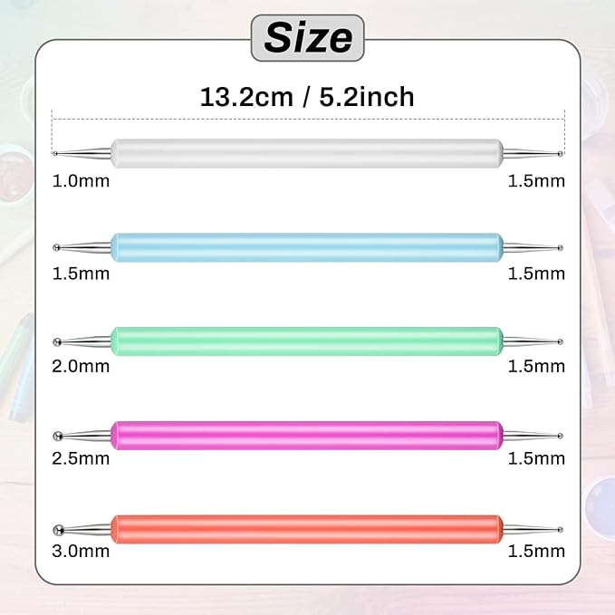 Carbon Transfer Copy Paper with Embossing Stylus Tool for Tracing, Cridoz 30 Sheets Graphite Transfer Tracing Paper with 5 Pcs Embossing Dot Tools for Tracing on Wood, Paper, Canvas (8.5 by 11 Inch)