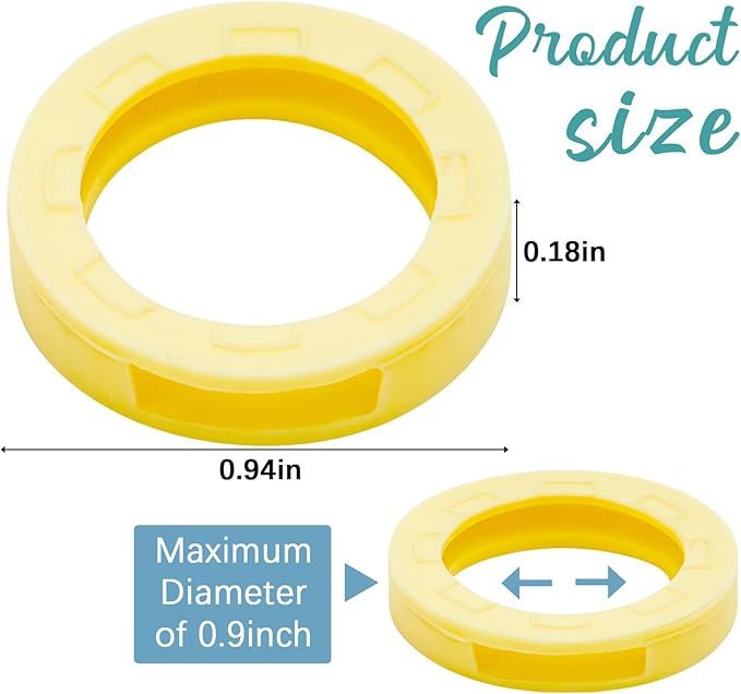 Blulu 80 Pieces 1Inch Colored Key Covers Caps Tags Covers Set Plastic Key Color Identifier Rings Toppers(Pastel Color)