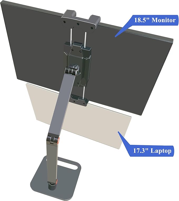 WYSXEBWZ Portable Monitor Holder for 6-18.5 Inch Screen Desktop Expandable Monitor Stand 13 inch Tablet Stand