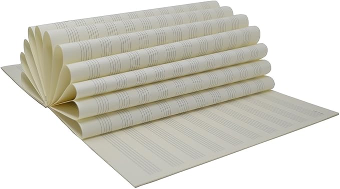 10 Pcs Music Notebook,Music Staff Notebook,50 Sheets/100 Pages Blank Sheet Music Notebook,Music Manuscript Paper,Manuscript Paper Notebook,Spiral NotebookMusic Writing Composition Notebook(10 Pcs Music Note Black)