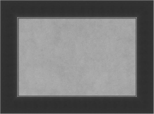 Amanti Art Black Framed Magnetic Board 17x23 Small Vision Board for use with Magnets, 100% Metal Sheet to Display Items as Office Decor or for Home Organization in mudroom, Kitchen or Kids Room