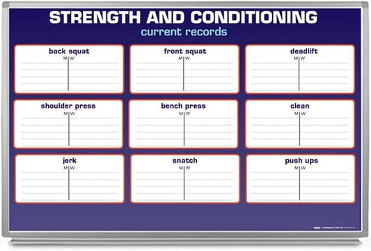 Strength and Conditioning Whiteboard 60" x 40"