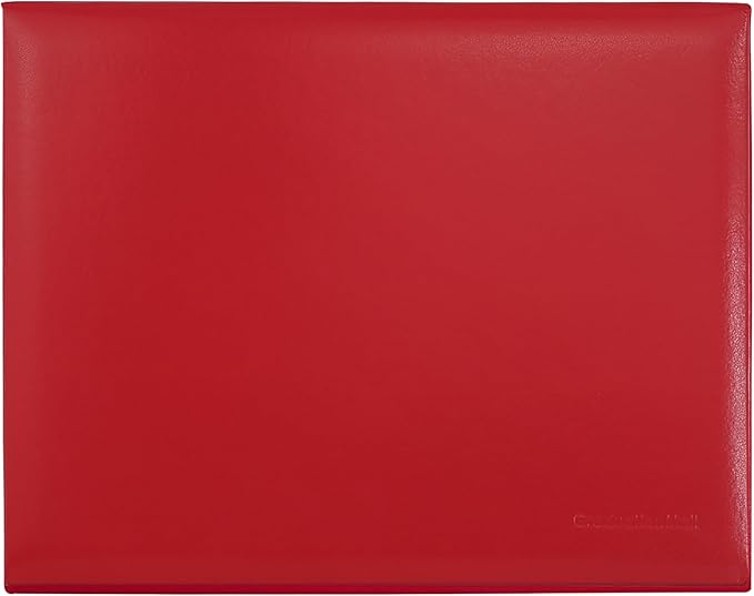 GraduationMall 8.5"x11" Smooth Padded Diploma Cover Certificate Holder Red,2-Packs