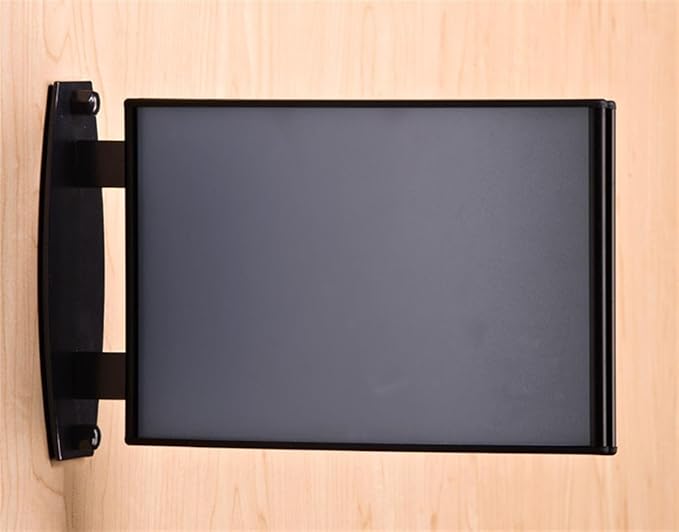 Set of 2 - Wall Sign for 8.5 x 5.5 Graphics, Mounts Vertically or Horizontally, Easy Front-Loading Design, Black Aluminum
