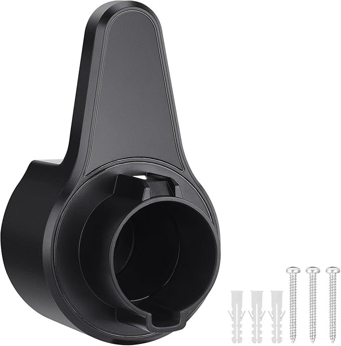 J&D EV Charger Holder for SAE J1772 Charger, EV Type 1 Plug Holder Wall Mount Charging Cable Organizer Wall Bracket Charger Holder for J1772 Connectors, Electric Car Charger Holster Dock