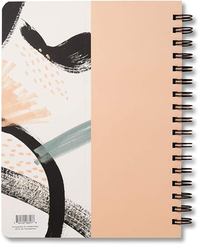 Compendium Spiral Notebook - Go out there and do something remarkable. — A Designer Spiral Notebook with 192 Lined Pages, College Ruled, 7.0”W x 9.25”H