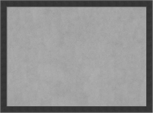Amanti Art Black Framed Magnetic Board 22x30 Medium Vision Board for use with Magnets, 100% Metal Sheet to Display Items as Office Decor or for Home Organization in mudroom, Kitchen or Kids Room
