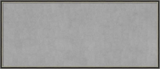 Amanti Art Black Framed Magnetic Board 21x49 Oversize Vision Board for use with Magnets, 100% Metal Sheet to Display Items as Office Decor or for Home Organization in mudroom, Kitchen or Kids Room