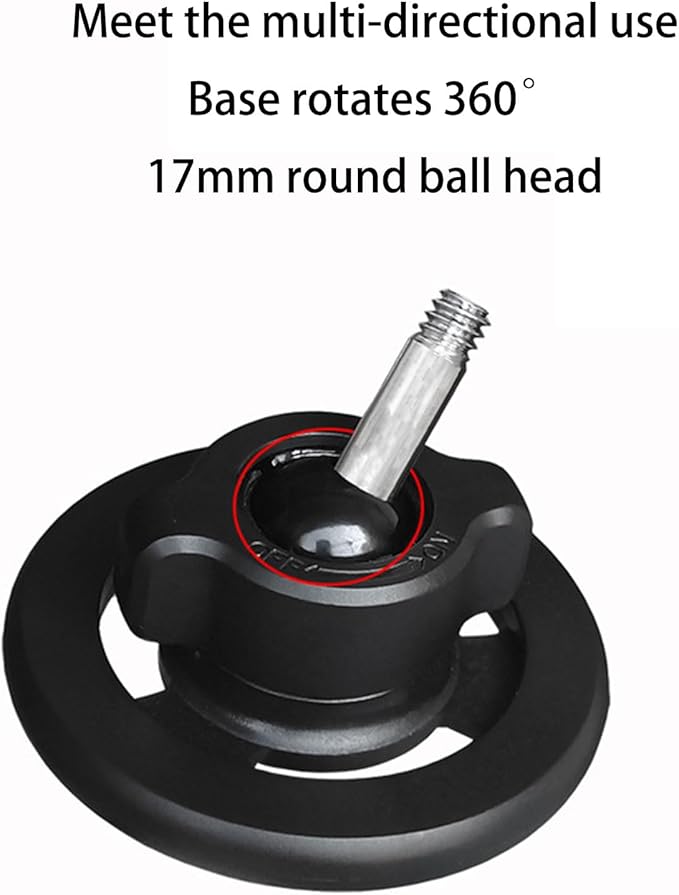 Lonfgrc Magnetic Camera Mount with 360 Degree Rotation Quick Install Webcam Holder Wall Hanging Indoor Camera Bracket Base