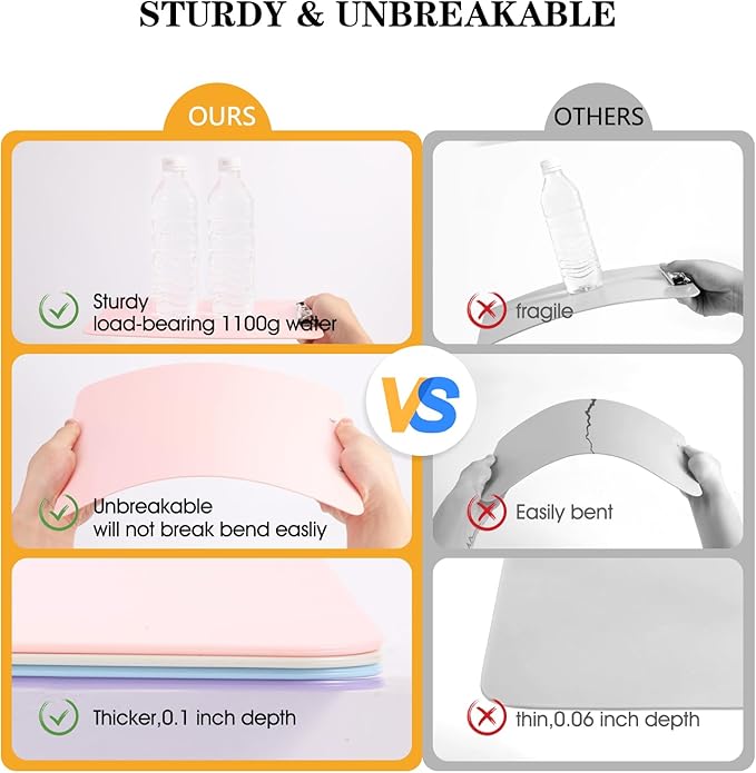 TFDLCG zm 4 PCS Pastel Colored Clipboards,Plastic Clipboard with Pen Holder,Letter Size A4,Cute Clip Boards 8.5x11 Heavy Duty,Hanging Clipboards for Women Kid Teacher,School Office Home Work