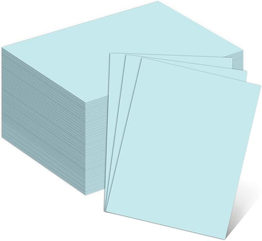 110lb Blue Cardstock, Goefun 100 Sheets Thick Blue Card Stock 300 GSM for Invitations, Menus, Poster, DIY Card
