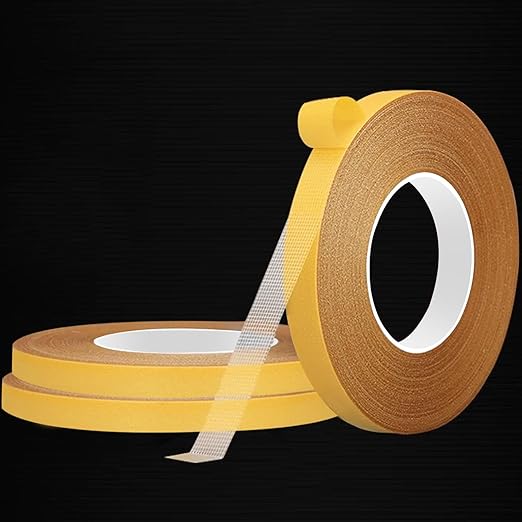 KAIYUER 3 Pack Double Sided Tape Heavy Duty,High Stickness Clear Tape for Making DIY Crafts, Paste Photo, Rug Fixed, Floor,Wall Decor,Office Decor,No Glue Residue,0.39in x 66FT,